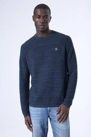 gebreide trui donkerblauw