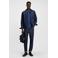 HUGO relaxed T-shirt DAPOLINO donkerblauw