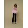 Jubel fluwelen flared legging antraciet