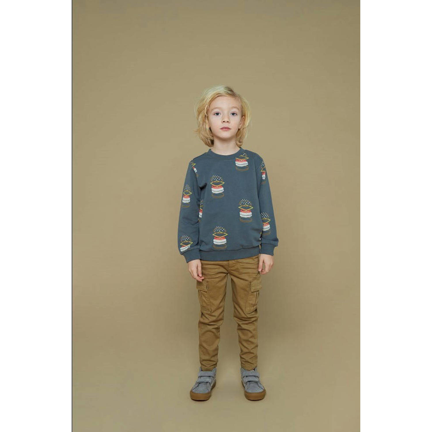 Sturdy sweater grijs
