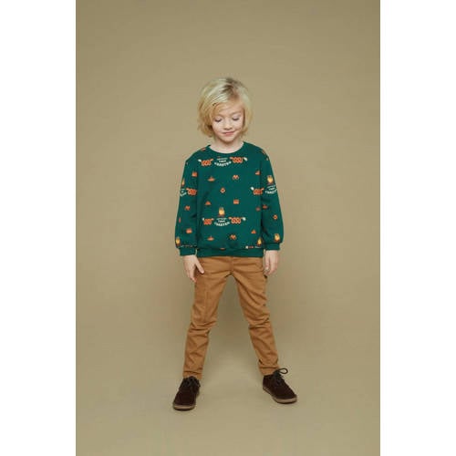 Sturdy sweater groen Chasing trails afbeelding