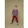 Sturdy regular casual broek rood