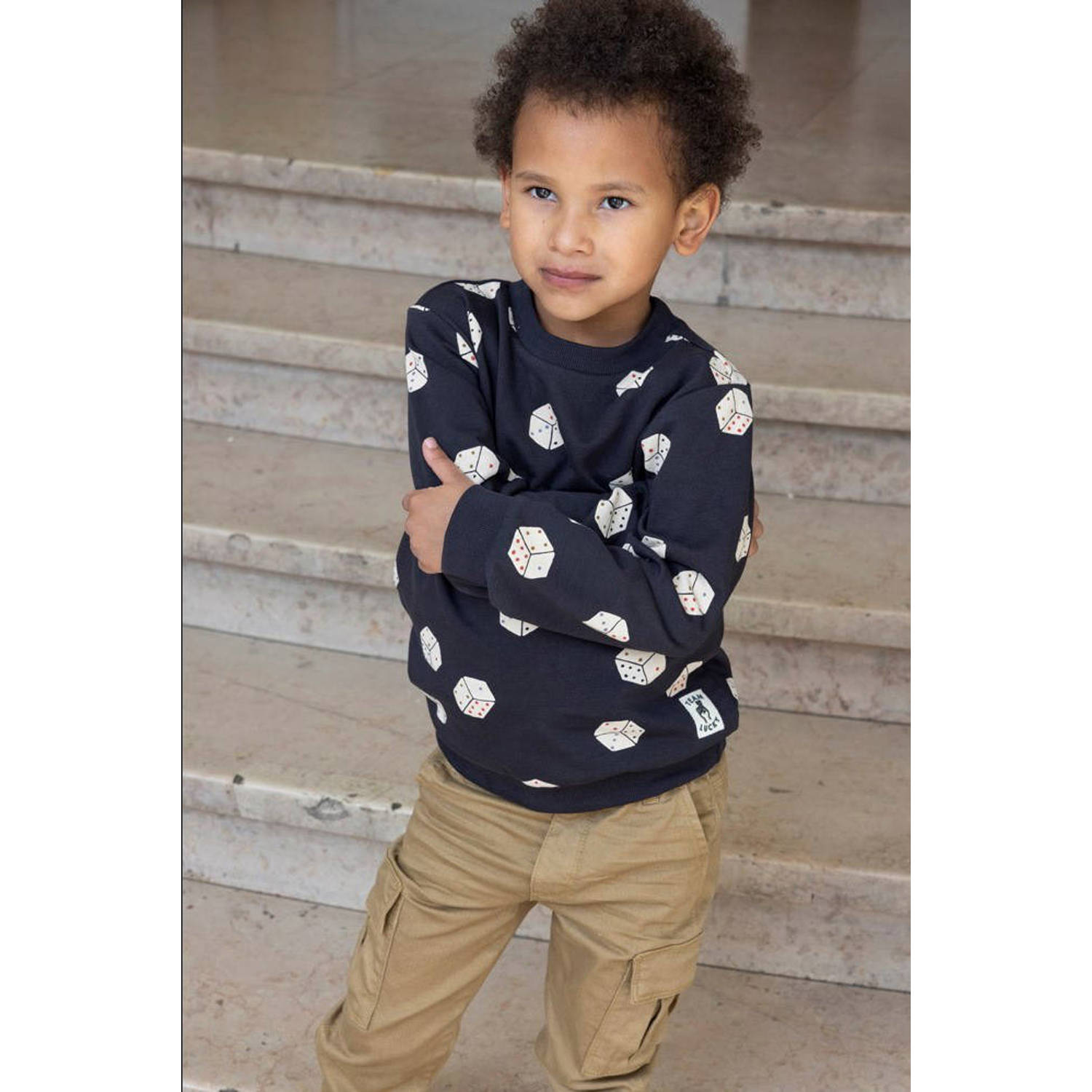 Sturdy sweater zwart