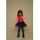 Jubel gebreid vest roze/rood Queen Of Hearts