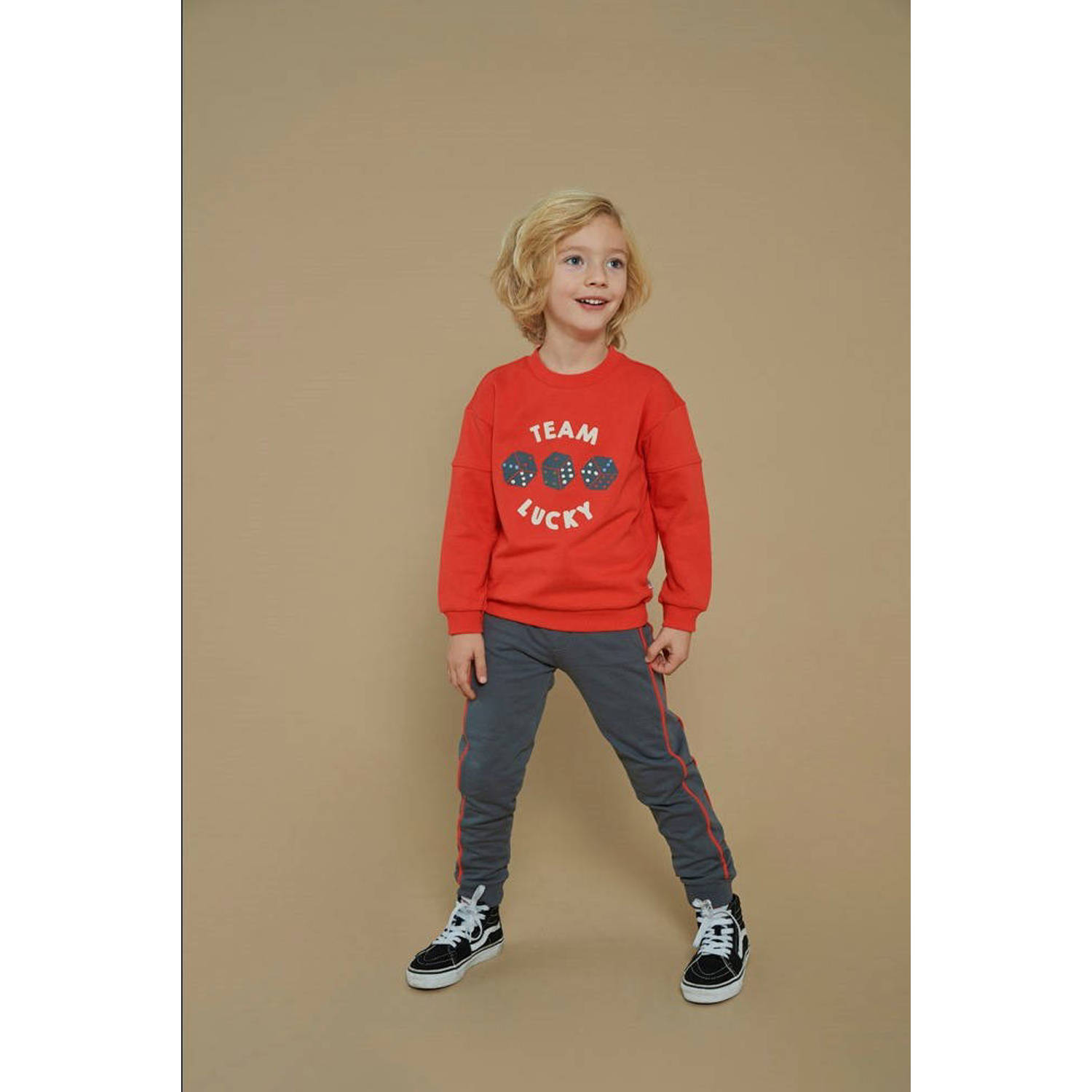 Sturdy sweater rood