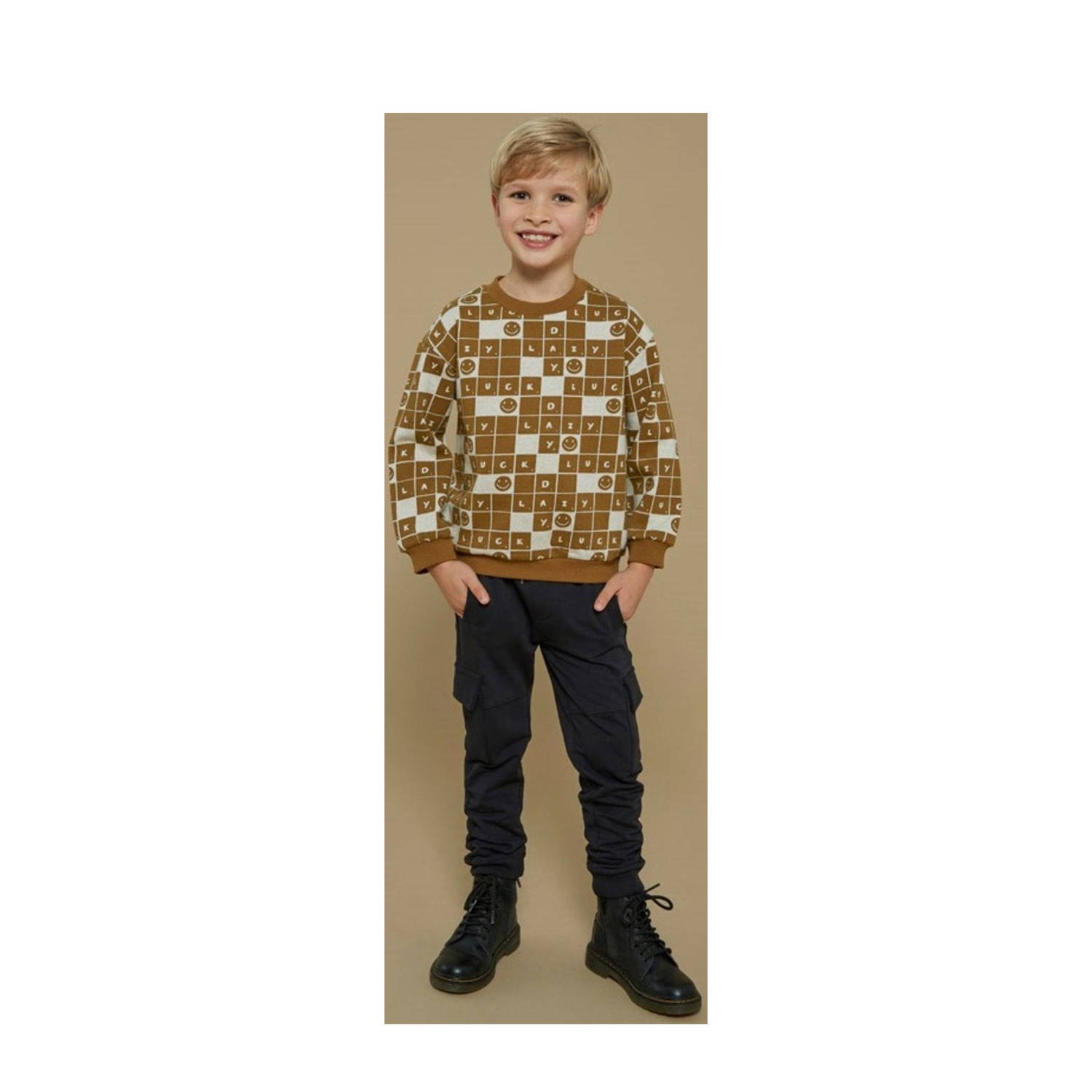 Sturdy sweater olijfgroen