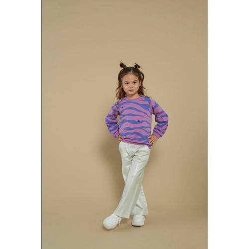 Jubel wide leg casual broek zilver afbeelding