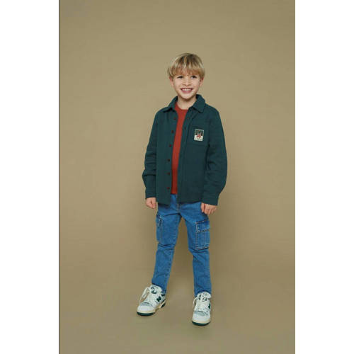Sturdy overshirt blauwgroen Chasing trails afbeelding