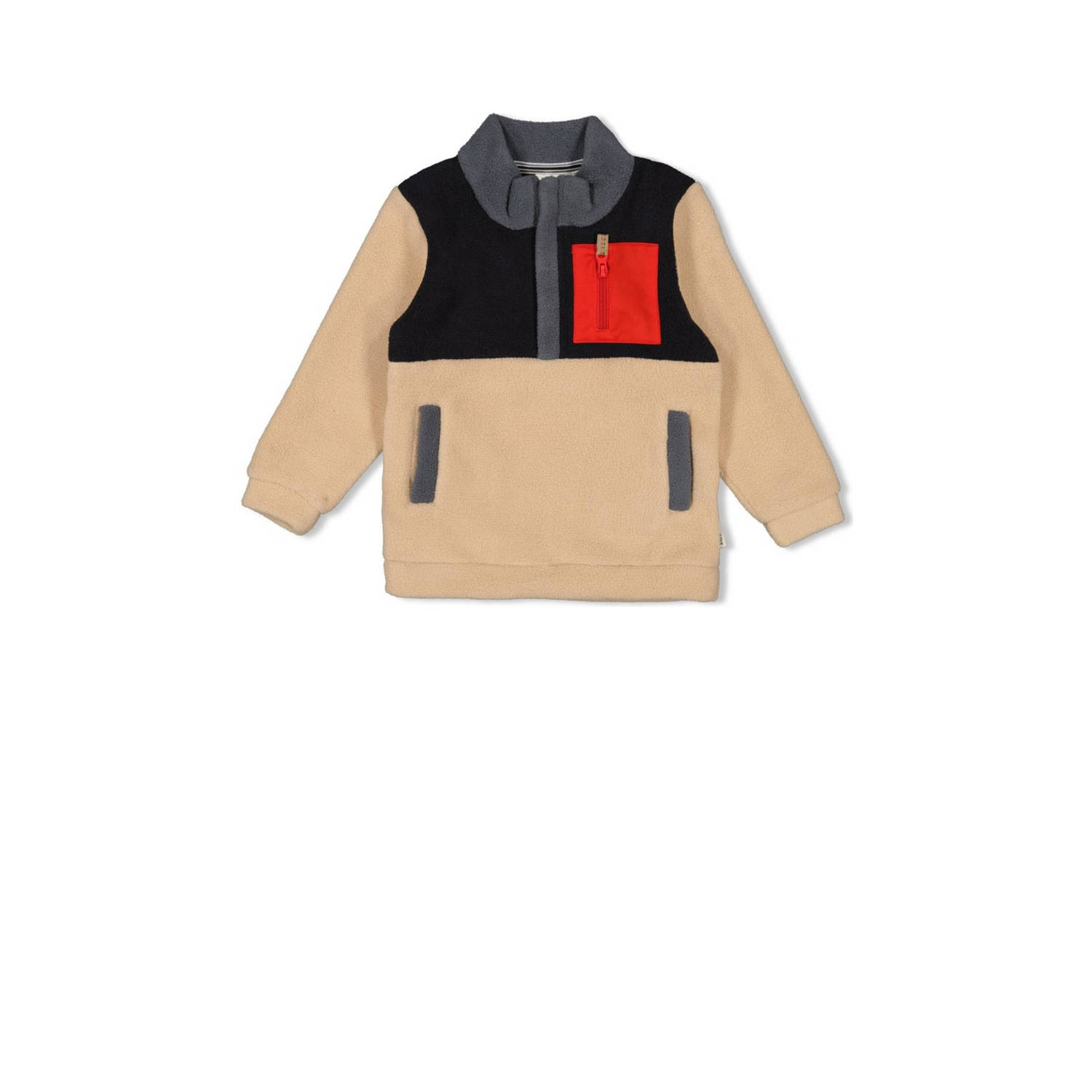 Sturdy fleece teddy jas beige