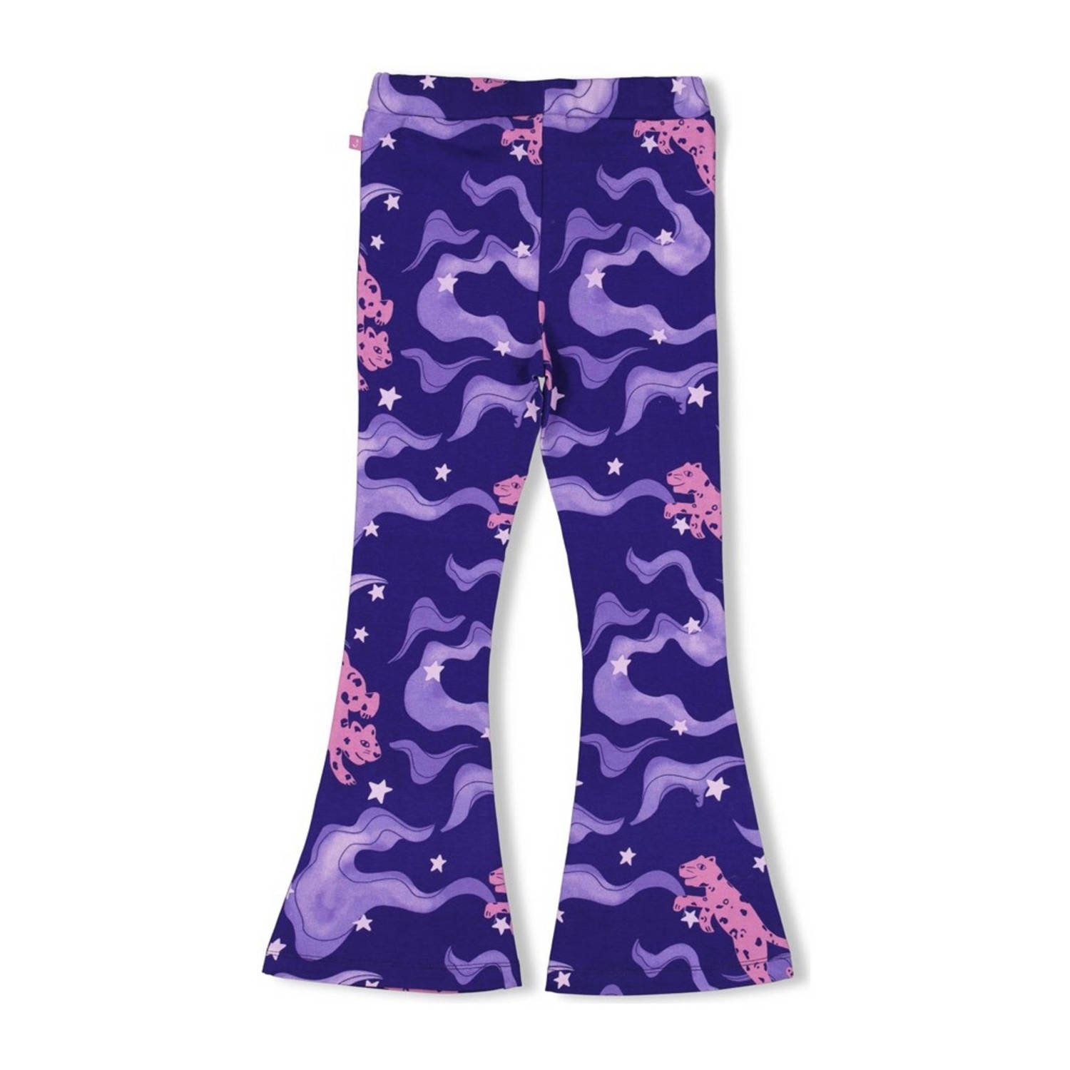 Jubel flared broek donkerblauw