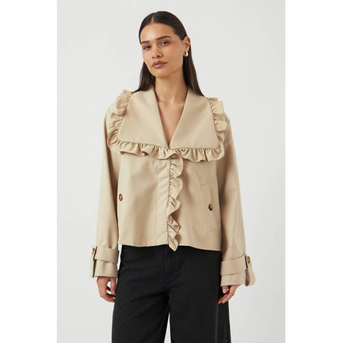 Y.A.S trenchcoat beige afbeelding