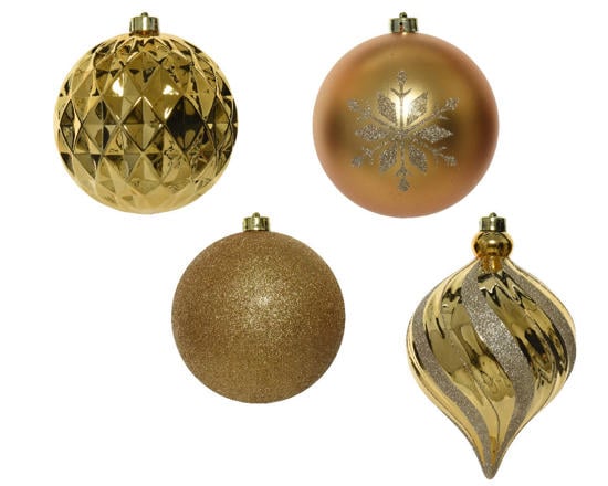 gouden kerstballen