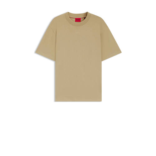 HUGO relaxed T-shirt DAPOLINO beige afbeelding