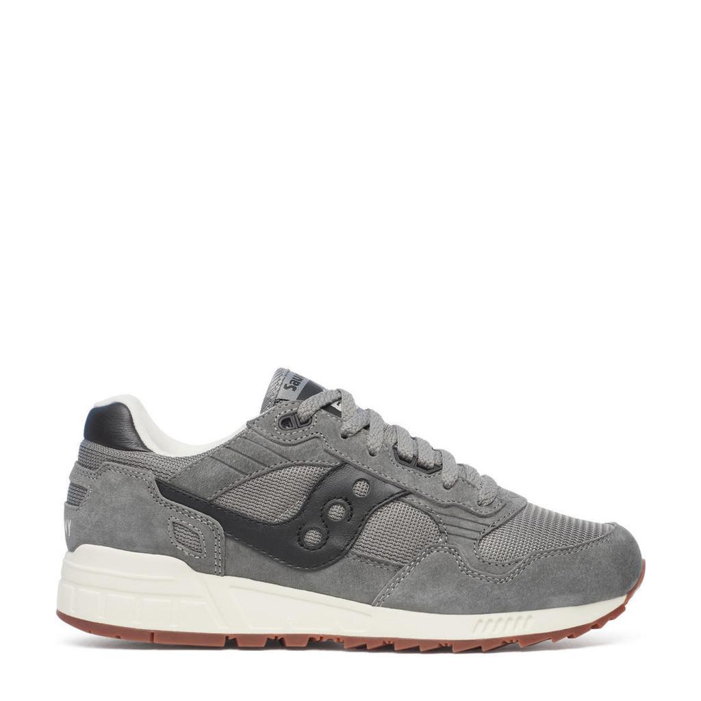 Grijs en zwarte heren Saucony Shadow 5000 sneakers van mesh-suède/voering: mesh/voetbed: eva met veters