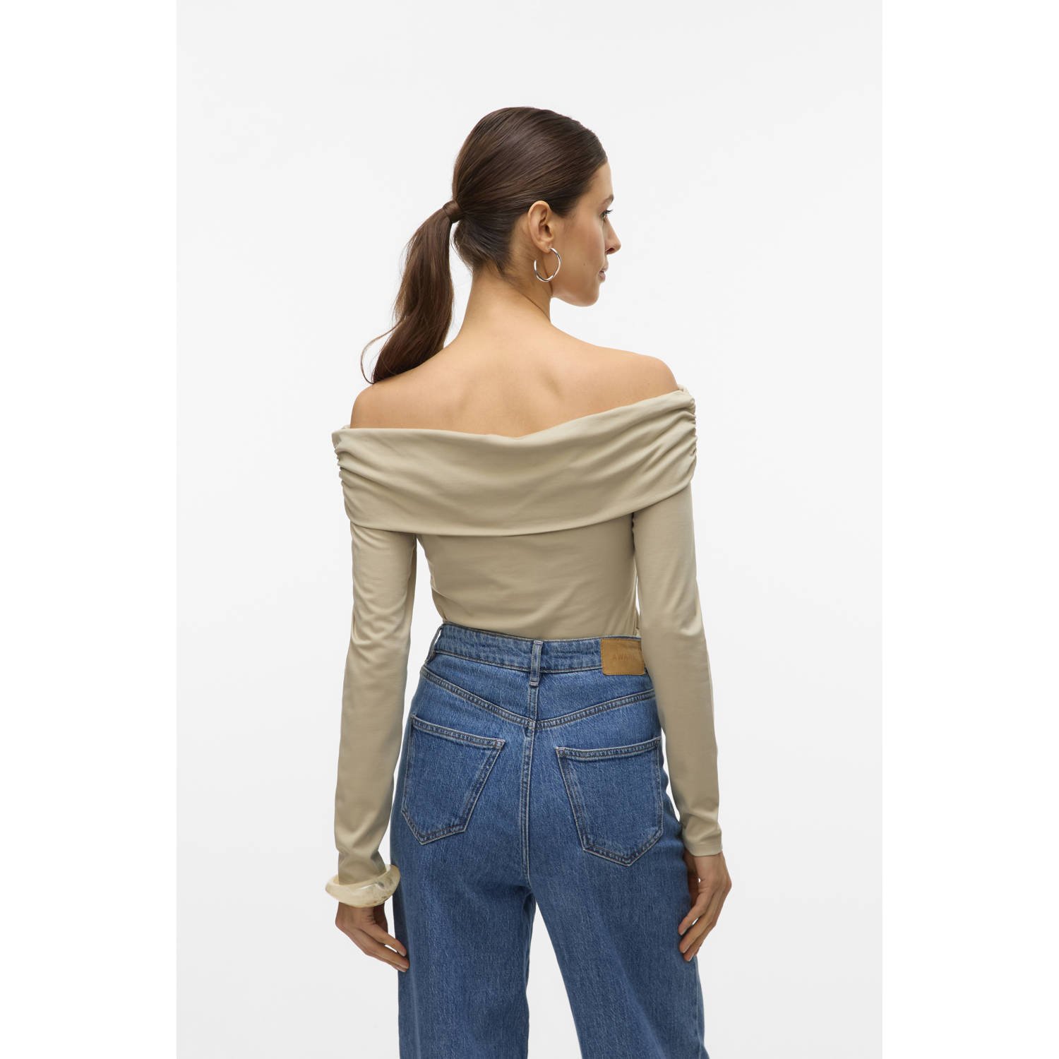 VERO MODA top grijsgroen