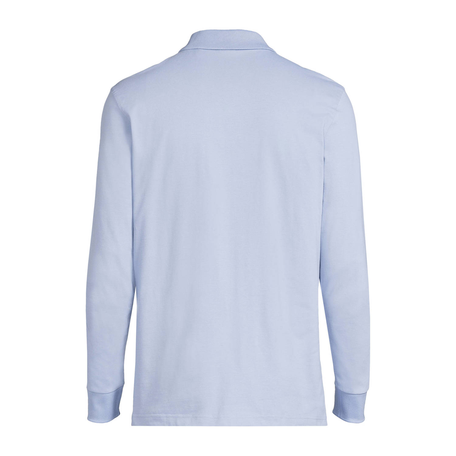 BOSS slim polo lichtblauw