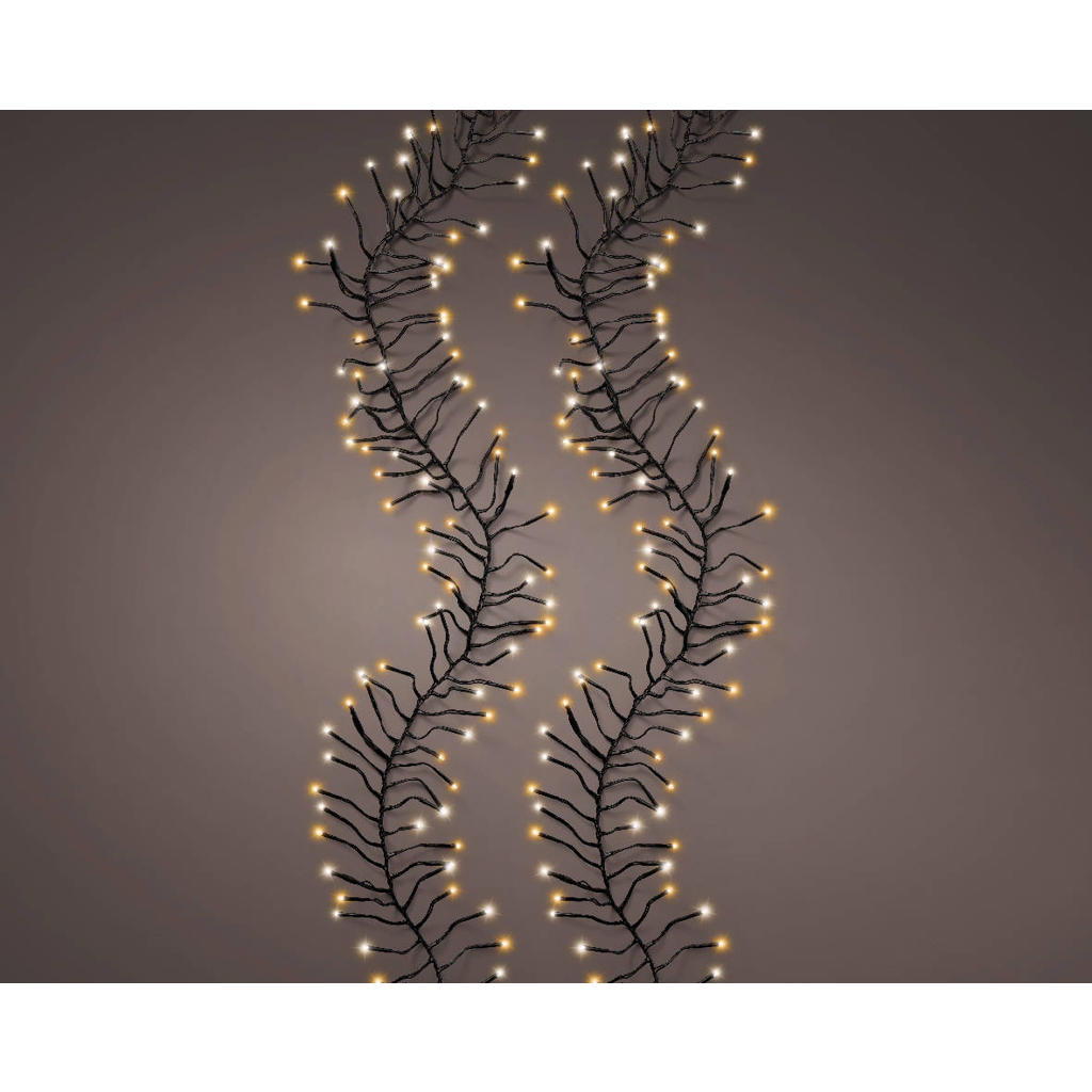 Lumineo cluster kerstverlichting buiten - 1128LED - warm wit