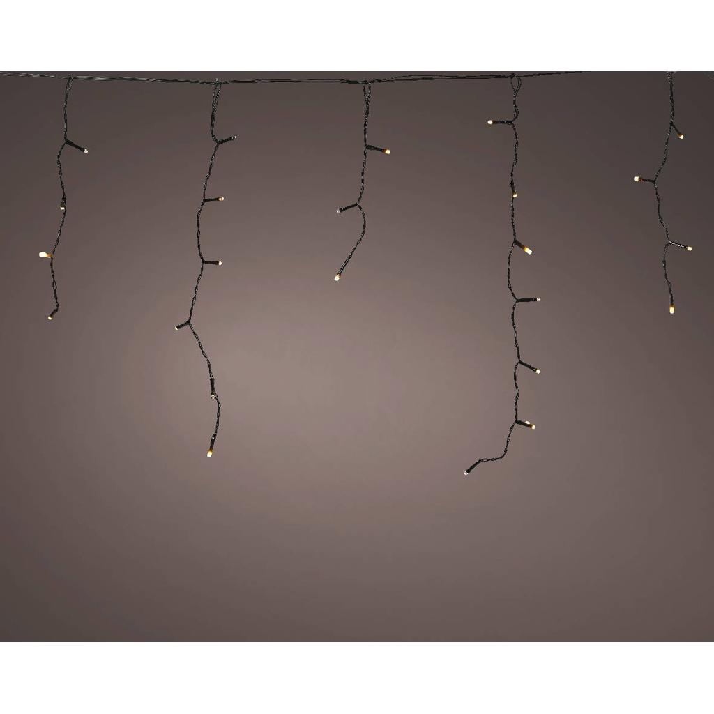 Lumineo LED ijspegels - buiten - soft gold