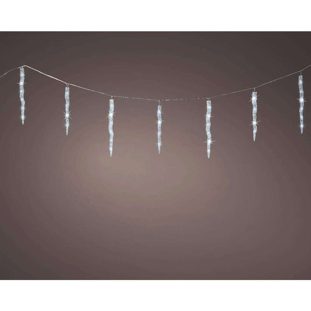 Lumineo LED ijspegels - buiten - koel wit
