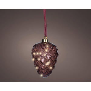 micro LED dennenappel papier - binnen - warm wit