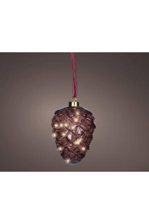 micro LED dennenappel papier - binnen - warm wit