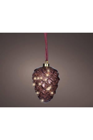 micro LED dennenappel papier - binnen - warm wit