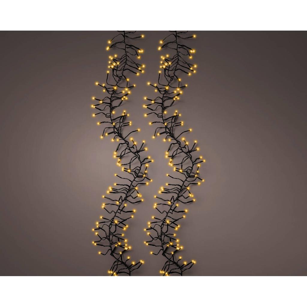 Lumineo cluster kerstverlichting buiten - 768LED - extra warm wit