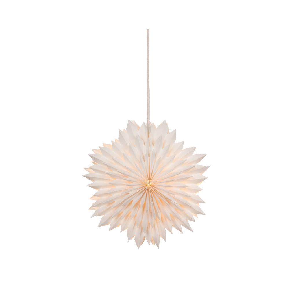 Lumineo LED ster papier - binnen - warm wit