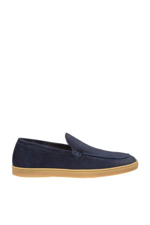 Lugano suède loafers donkerblauw