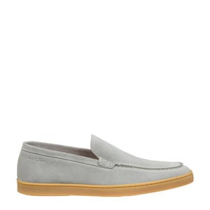 Lugano suède loafers lichtgrijs