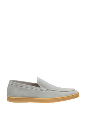 Lugano suède loafers lichtgrijs