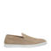Van Lier Lugano suède loafers zand