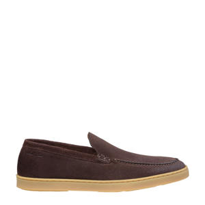 Lugano  suède loafers bruin