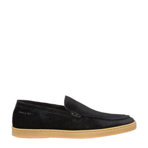 Lugano  suède loafers zwart