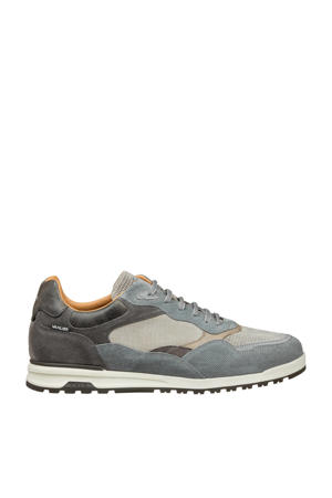 Ravello leren sneakers grijsblauw