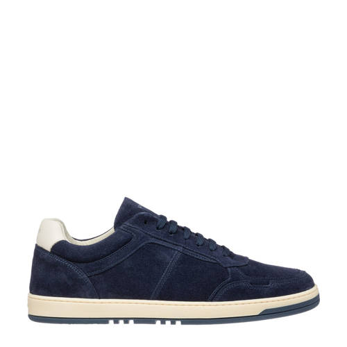 Van Lier Miami suède sneakers marine afbeelding