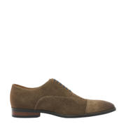 thumbnail: Van Lier suède veterschoenen cognac