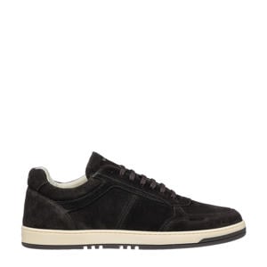 Miami suède sneakers donkerbruin
