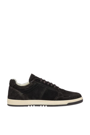 Miami suède sneakers donkerbruin