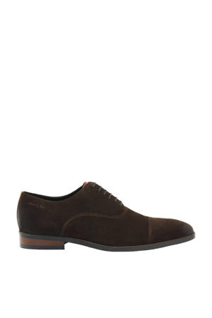 suède veterschoenen bruin