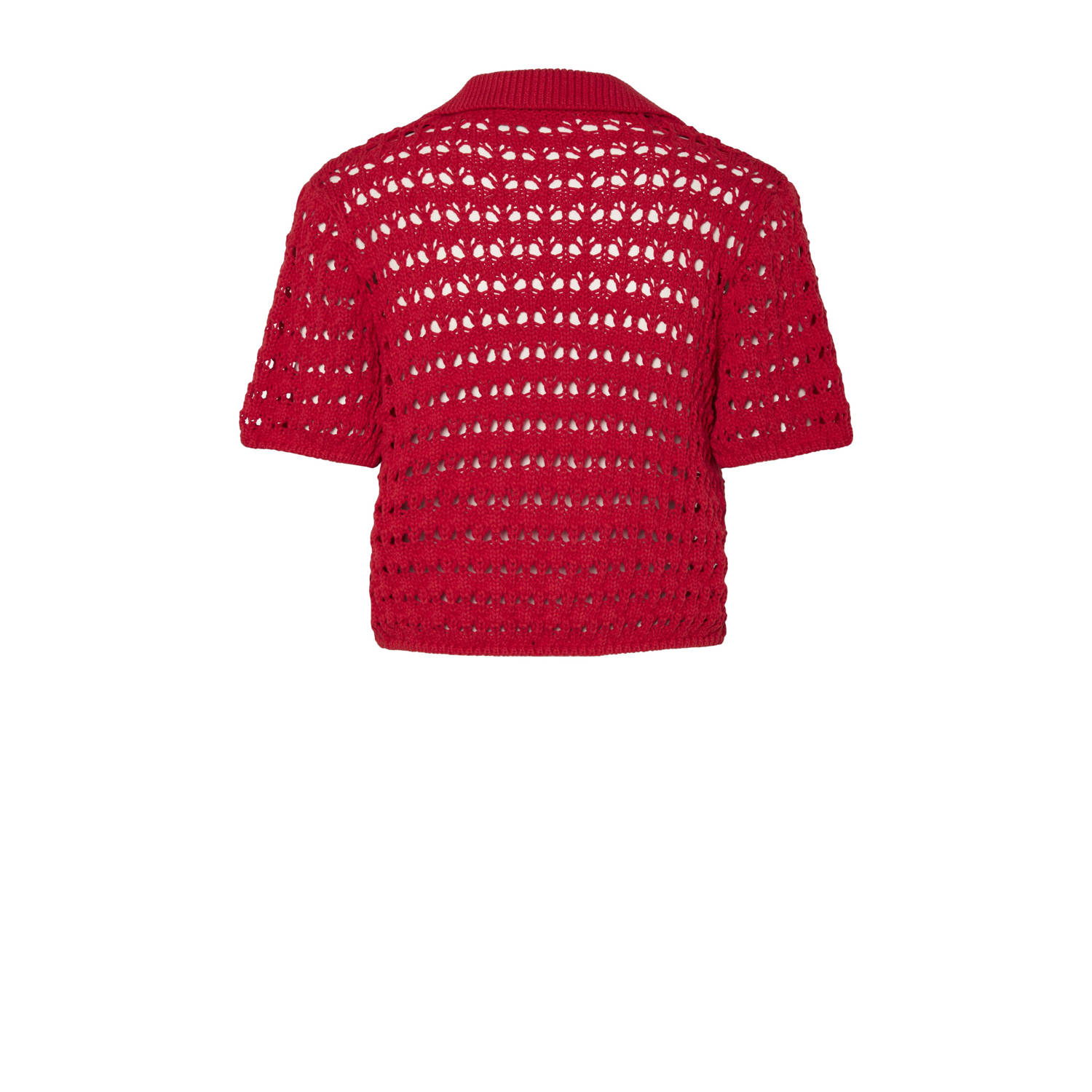 PIECES top roze crochet