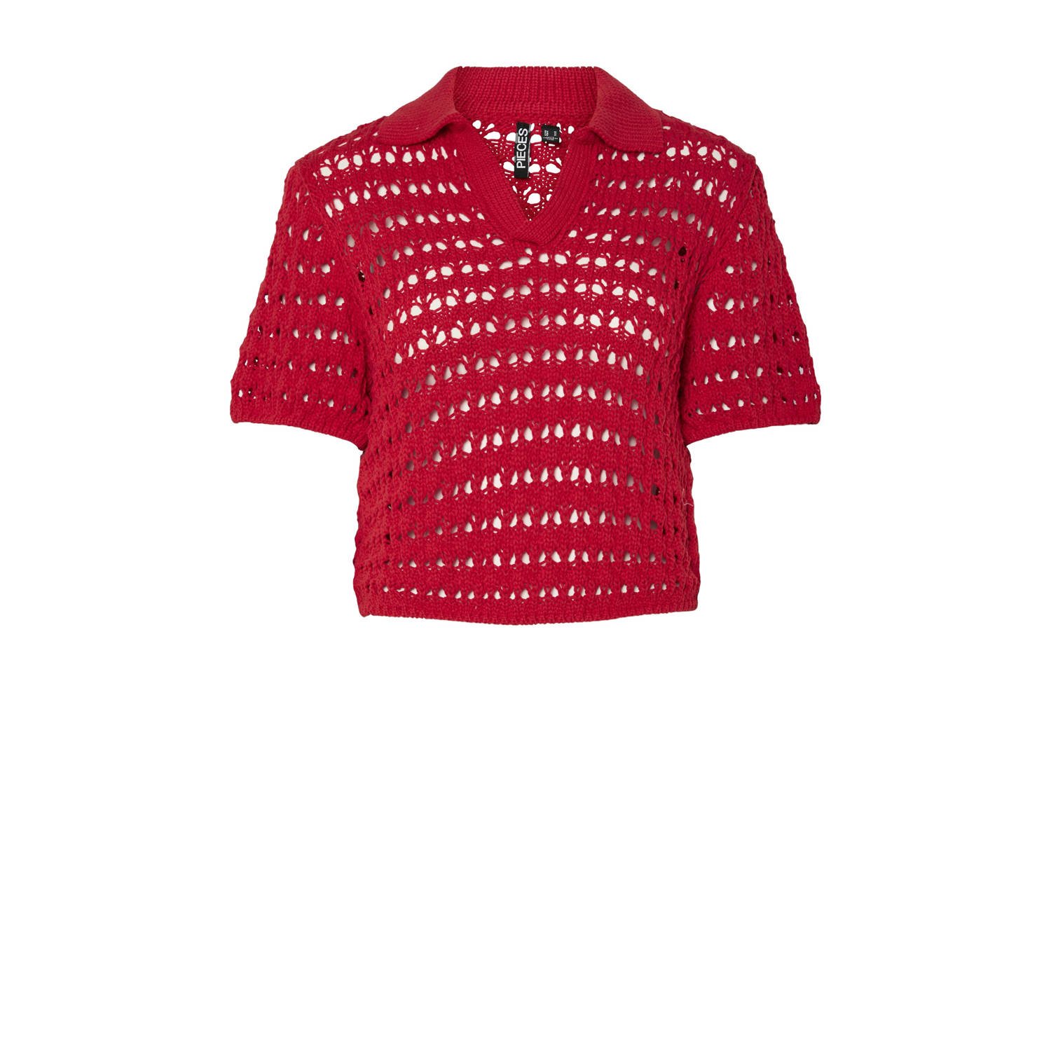 PIECES top roze crochet