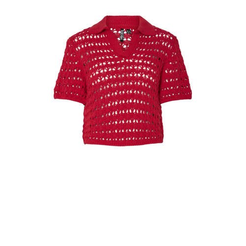 PIECES top roze crochet afbeelding