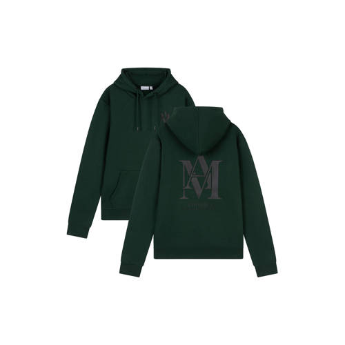 Ambique hoodie met backprint donkergroen afbeelding