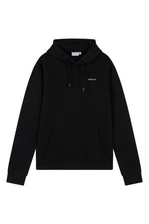 hoodie met backprint zwart