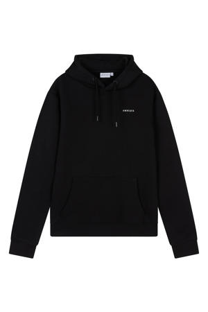 hoodie met backprint zwart