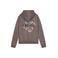 Ambique hoodie met backprint taupe