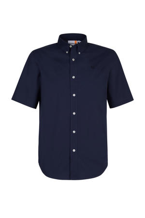 casual overhemd donkerblauw