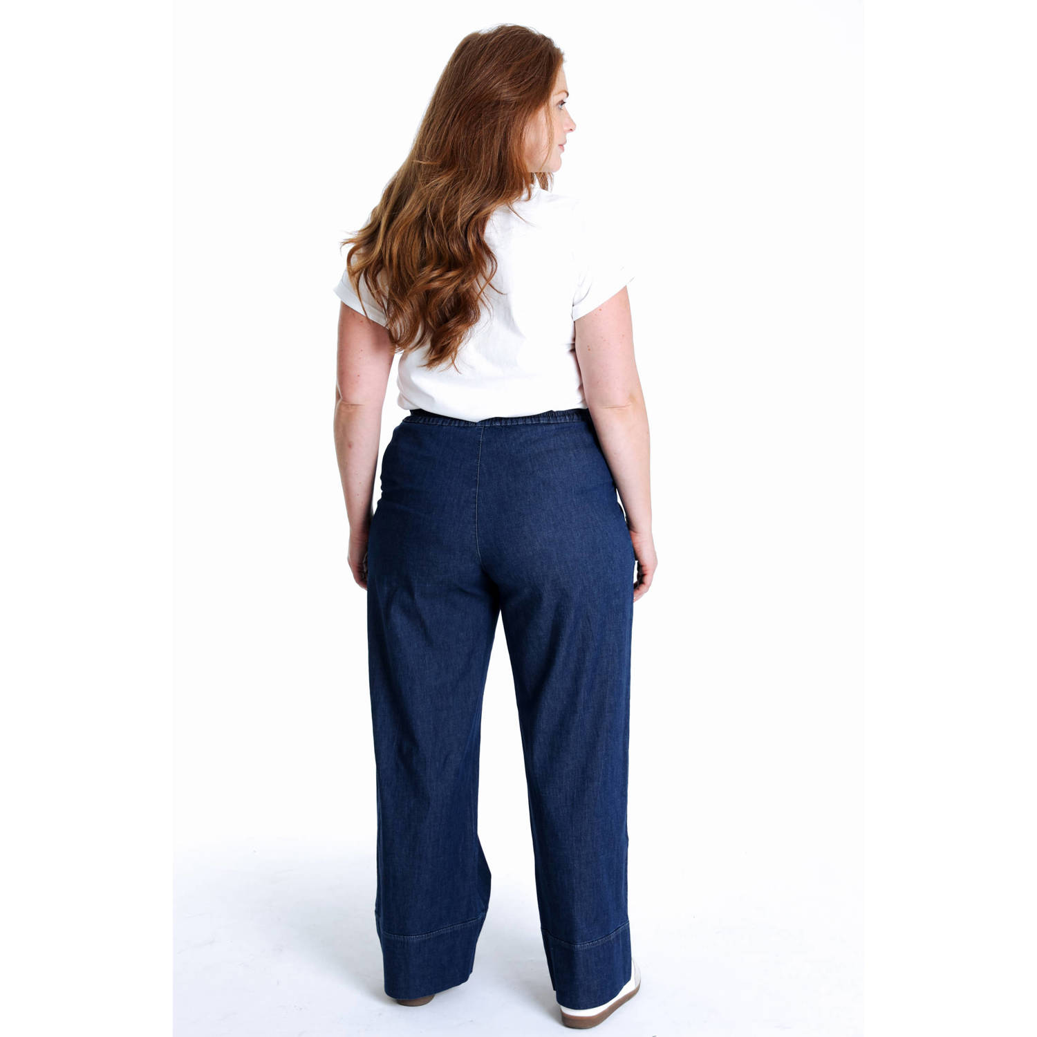 Paprika wide leg jeans dark blue denim