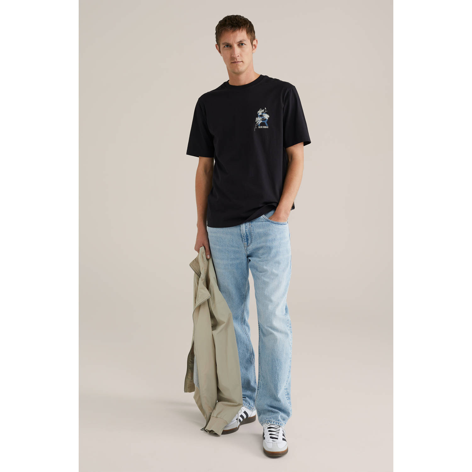 WE Fashion T-shirt zwart